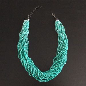 Teal necklace